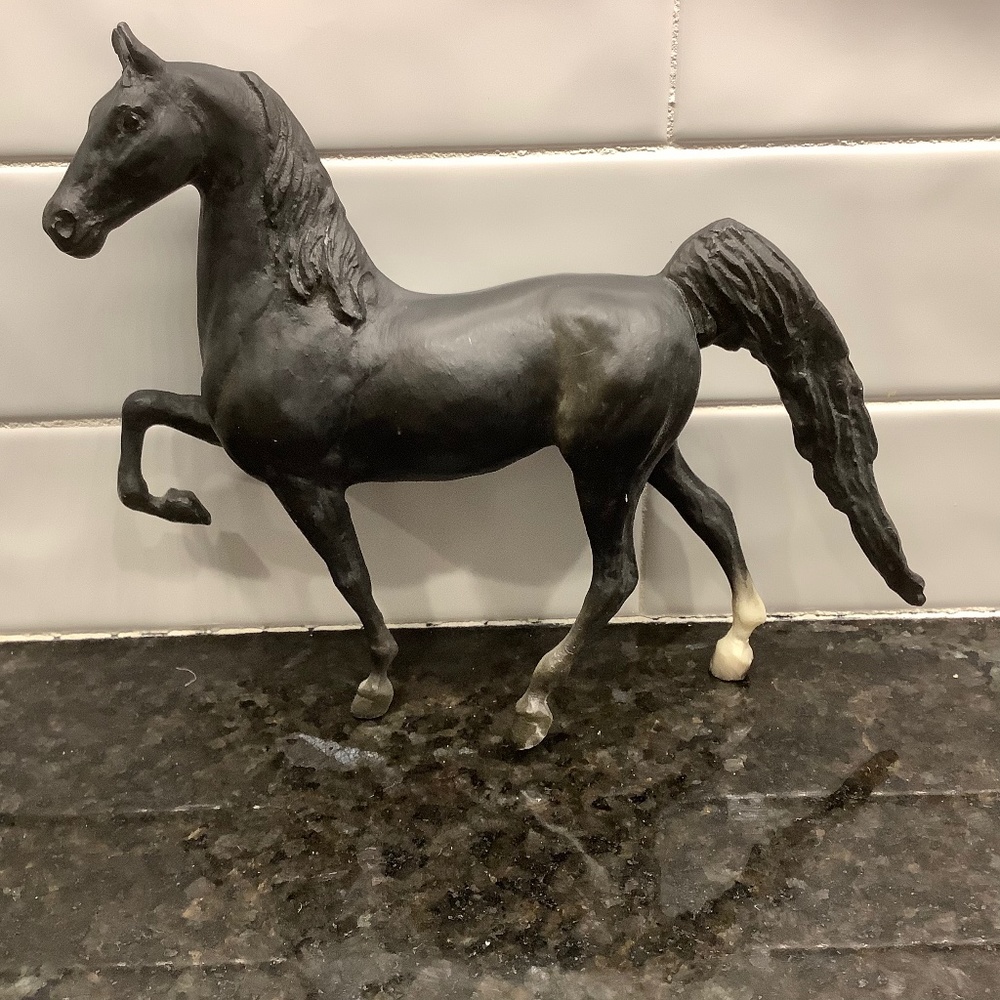 American Saddlebred Black Horse Model No. 1603 Little Bits/Paddock Pal Molds